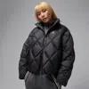 Jordan Women's  Brooklyn Quilted Puffer Jacket In Black