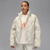 Jordan Women's  Brooklyn Quilted Puffer Jacket In Neutral