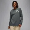Jordan Women's  Brooklyn Realtree Long-sleeve T-shirt In Gray