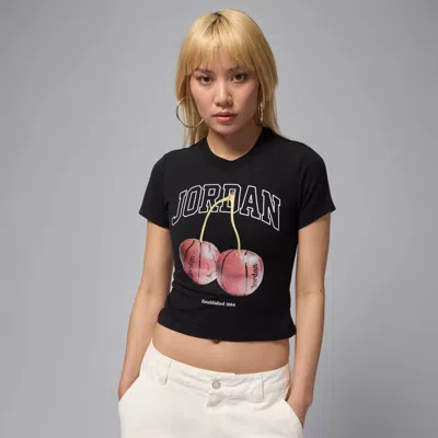 Jordan Women's  Brooklyn T-shirt In Black