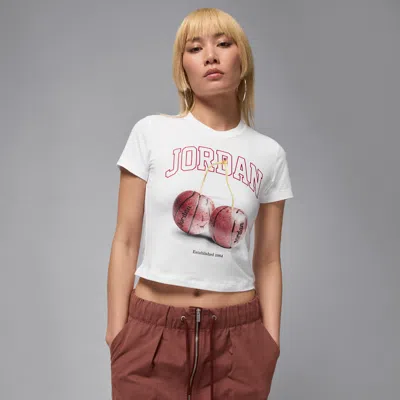 Jordan Women's  Brooklyn T-shirt In White