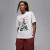 Jordan Christmas Tree Graphic T-shirt In White
