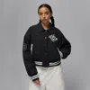 Jordan Women's  Brooklyn Therma-fit Varsity Jacket In Blue