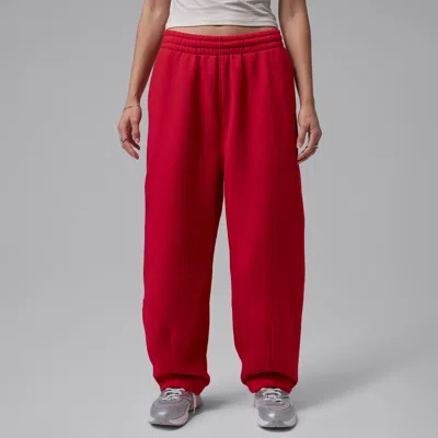 Jordan Women's  Brooklyn Wide-leg Pants In Red