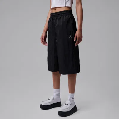 Jordan Women's  Brooklyn Woven Big Shorts In Black