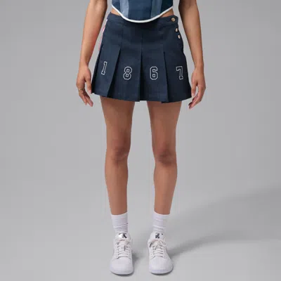 Jordan Women's  Brooklyn X Howard University Pleated Skirt In Blue