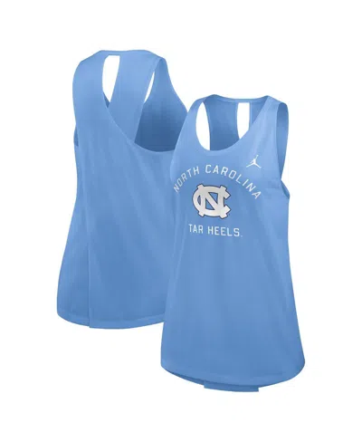 Jordan Women's Carolina Blue North Carolina Tar Heels Primetime Open Back Tank Top In Light Blue