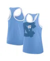 Jordan Women's North Carolina Primetime Shadow  Brand College Racerback Tank Top In Blue