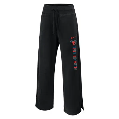 Jordan Women's  College Phoenix Fleece (delaware State University) Sweatpants In Black