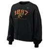 Jordan Women's  College Phoenix Fleece (florida A&m University) Crew-neck Sweatshirt In Black