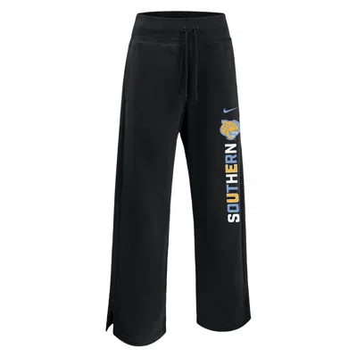 Jordan Women's  College Phoenix Fleece (southern University And A&m) Sweatpants In Black