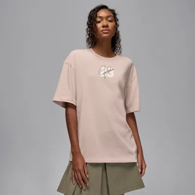 Jordan Women's  Essentials Short-sleeve Graphic T-shirt In Neutral