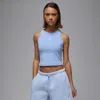 Jordan Essential Racerback Tank In Blue