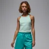 Jordan Essential Racerback Tank In Green