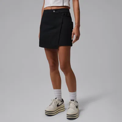 Jordan Women's  Flight Cargo Wrap Skirt In Black