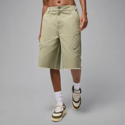 Jordan Women's  Flight Chicago Big Shorts In Brown