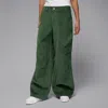 Jordan Chicago Wide Leg Cotton Corduroy Cargo Pants In Green