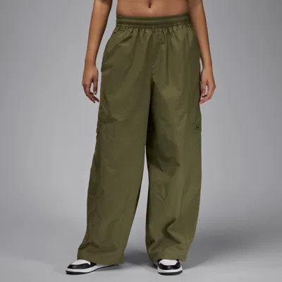 Jordan Chicago Parachute Pants In Green