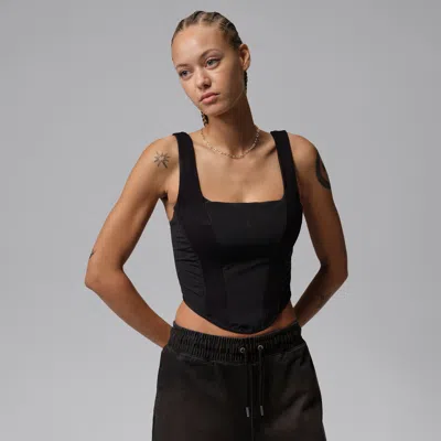 Jordan Flight Club Top In Black