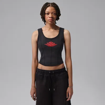 Jordan Women's  Flight Fleece Corset In Black