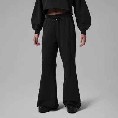 Jordan Women's  Flight Fleece Flared Pants In Black