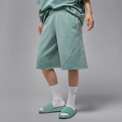 Jordan Women's  Flight Fleece French Terry Big Shorts In Green