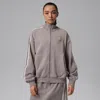 Jordan Women's  Flight Fleece French Terry Full-zip Jacket In Gray