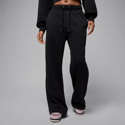 JORDAN WOMEN'S  FLIGHT FLEECE FRENCH TERRY OPEN-HEM PANTS,1015774035
