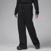 Jordan Women's  Flight Fleece Open-hem Pants In Black