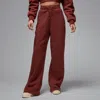 Jordan Flight Cotton Blend Sweatpants In Brown