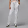 Jordan Women's  Flight Fleece Pants In Birch Heather