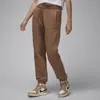 Jordan Women's  Flight Fleece Pants In Brown