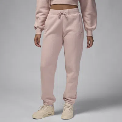 Jordan Women's  Flight Fleece Pants In Pink