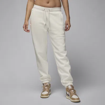 Jordan Women's  Flight Fleece Pants In White