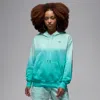 Jordan Women's  Flight Fleece Satin-lined Pullover Hoodie