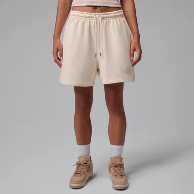 Jordan Women's  Flight Fleece Shorts In Brown