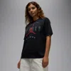 Jordan Women's  Flight Graphic T-shirt In Black