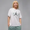 Jordan Flight Relaxed Fit Cotton Graphic T-shirt In White