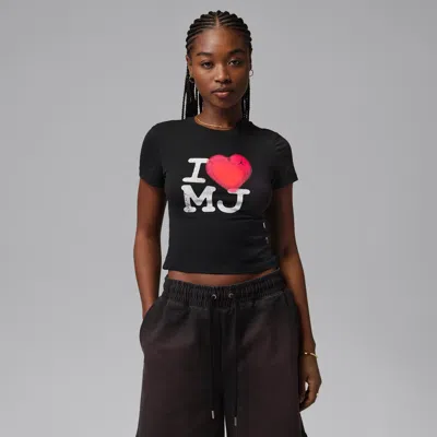 Jordan Flight Graphic T-shirt In Black