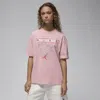 Jordan Women's  Flight Heritage Graphic T-shirt In Pink