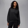 Jordan Women's  Flight Long-sleeve Waffle Top In Black