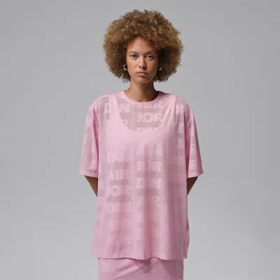 Jordan Women's  Flight Open Knit Top In Pink