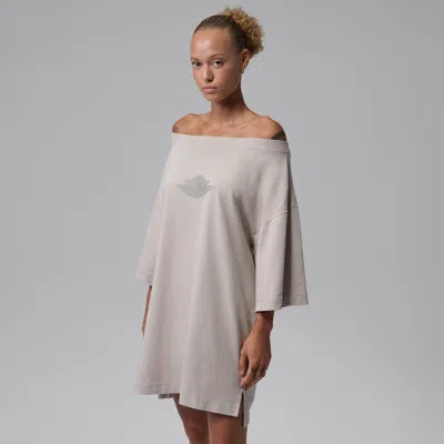 Jordan Women's  Flight T-shirt Dress In Gray