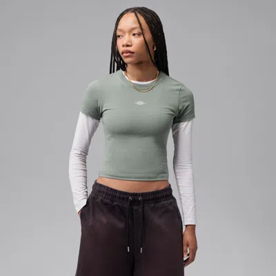 Jordan Women's  Flight T-shirt In Green