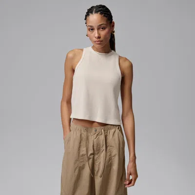 Jordan Women's  Flight Waffle Tank Top In Neutral