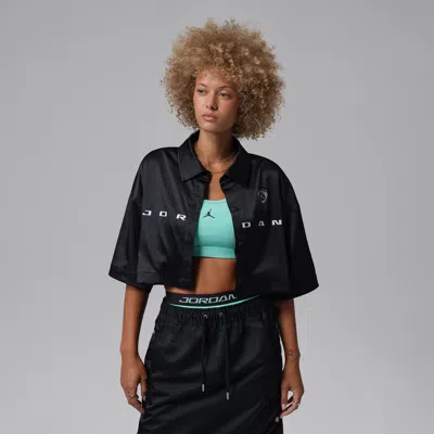 Jordan Women's  Flight Woven Top In Black