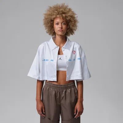 Jordan Women's  Flight Woven Top In White
