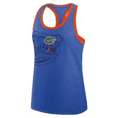 Jordan Women's Florida Primetime Shadow  Brand College Racerback Tank Top In Blue