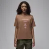 Jordan Women's  Girlfriend T-shirt In Brown