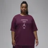 Jordan Women's  Girlfriend T-shirt (plus Size) In Red